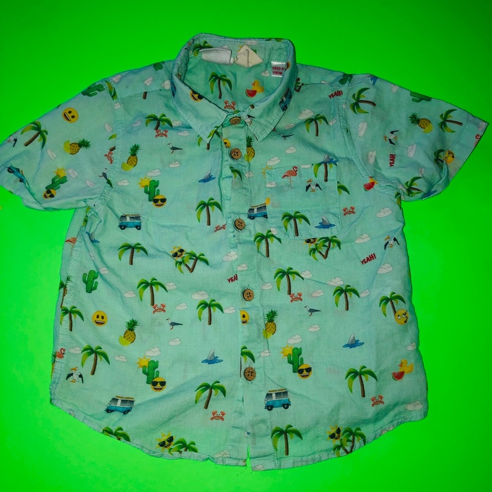 Toddler boys button up Zara Shirt 18-24